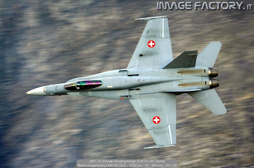 2007-10-10 Axalp Shooting Range 0134 FA-18C Hornet
